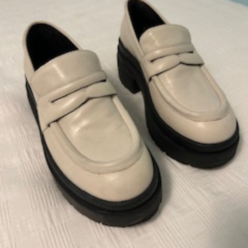 Tosca Blu Leather Loafers from Net-a-Porter
